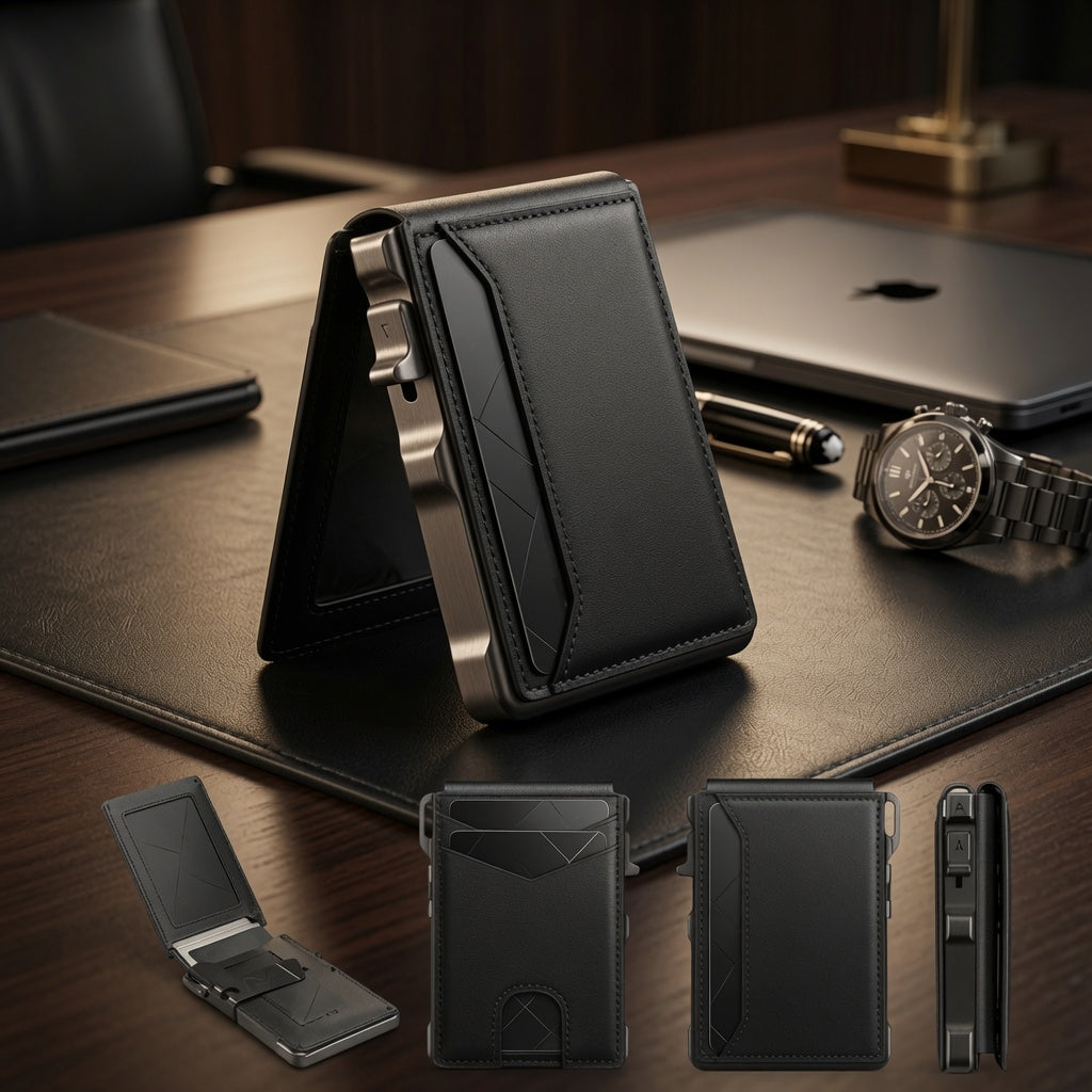 EliteVault™ Executive Black Wallet