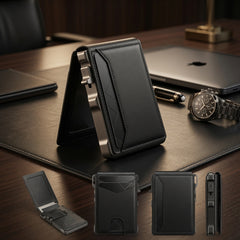 EliteVault™ Executive Black Wallet