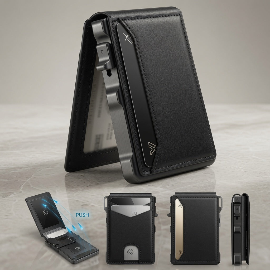 EliteVault™ Executive Black Wallet